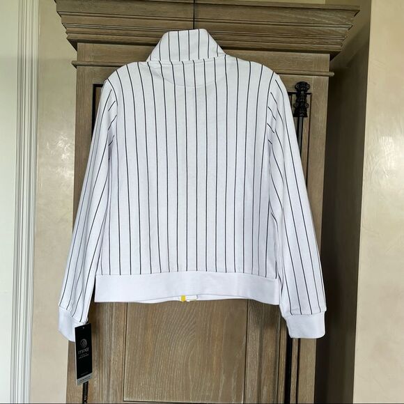 MPG Sport Game Plan White Pinstripe Jacket Medium NWT - Picture 7 of 16